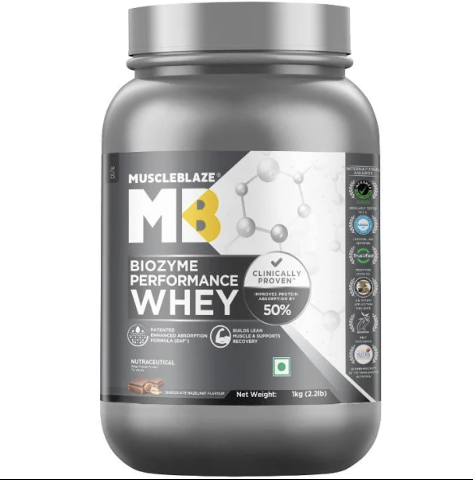 MuscleBlaze Biozyme Performance Whey